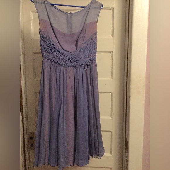 Stunning Vintage 1950s Dress in Periwinkle - Picture 1 of 11